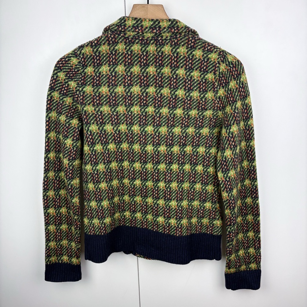 Anthropologie Sparrow 100% Lambswool Millbrook Sweater Jacket Cardigan Blazer - Picture 5 of 5
